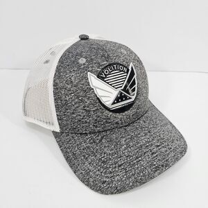 Volition America Legacy Hat Grey/White One Size New